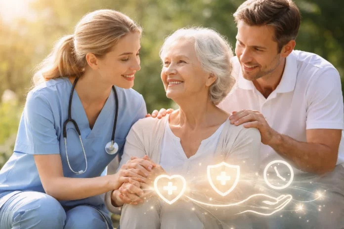 Blyssful care management software interface for digital care planning and compliance tracking