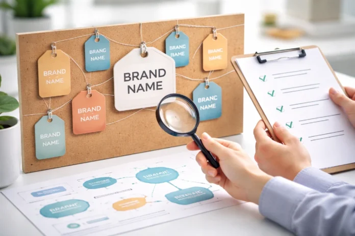 Brand Name Normalization Rules shown through consistent branding across website, listings, metadata, and search results